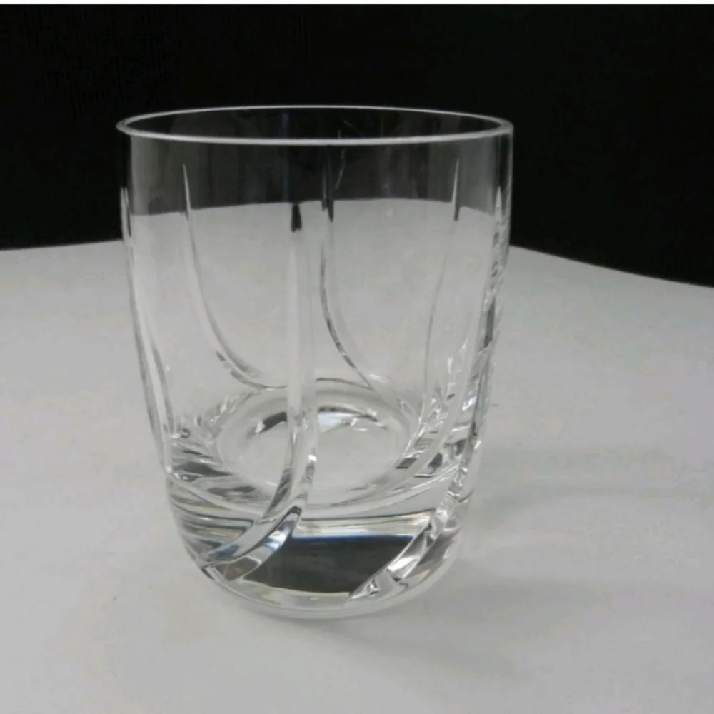 LENOX CRYSTAL CLEAR CUT‎ OLD FASHION SWIRL 4- INCH GLASS